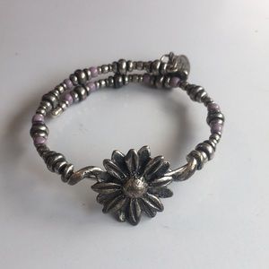 Alex and Ani 🌸 Purple Flower Bracelet